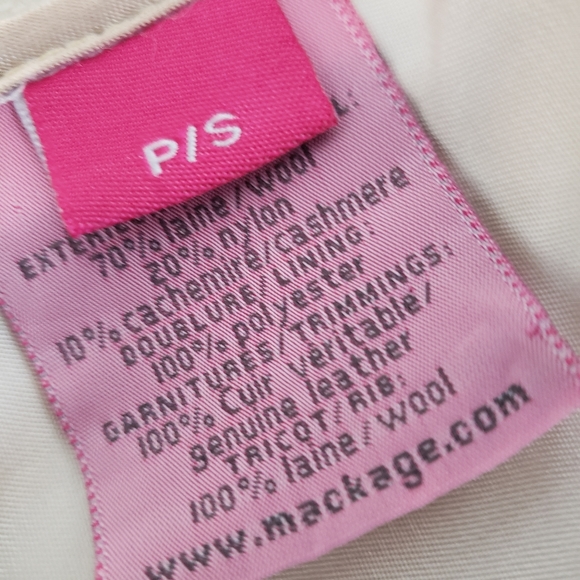 Mackage short wool jacket - Picture 7 of 14